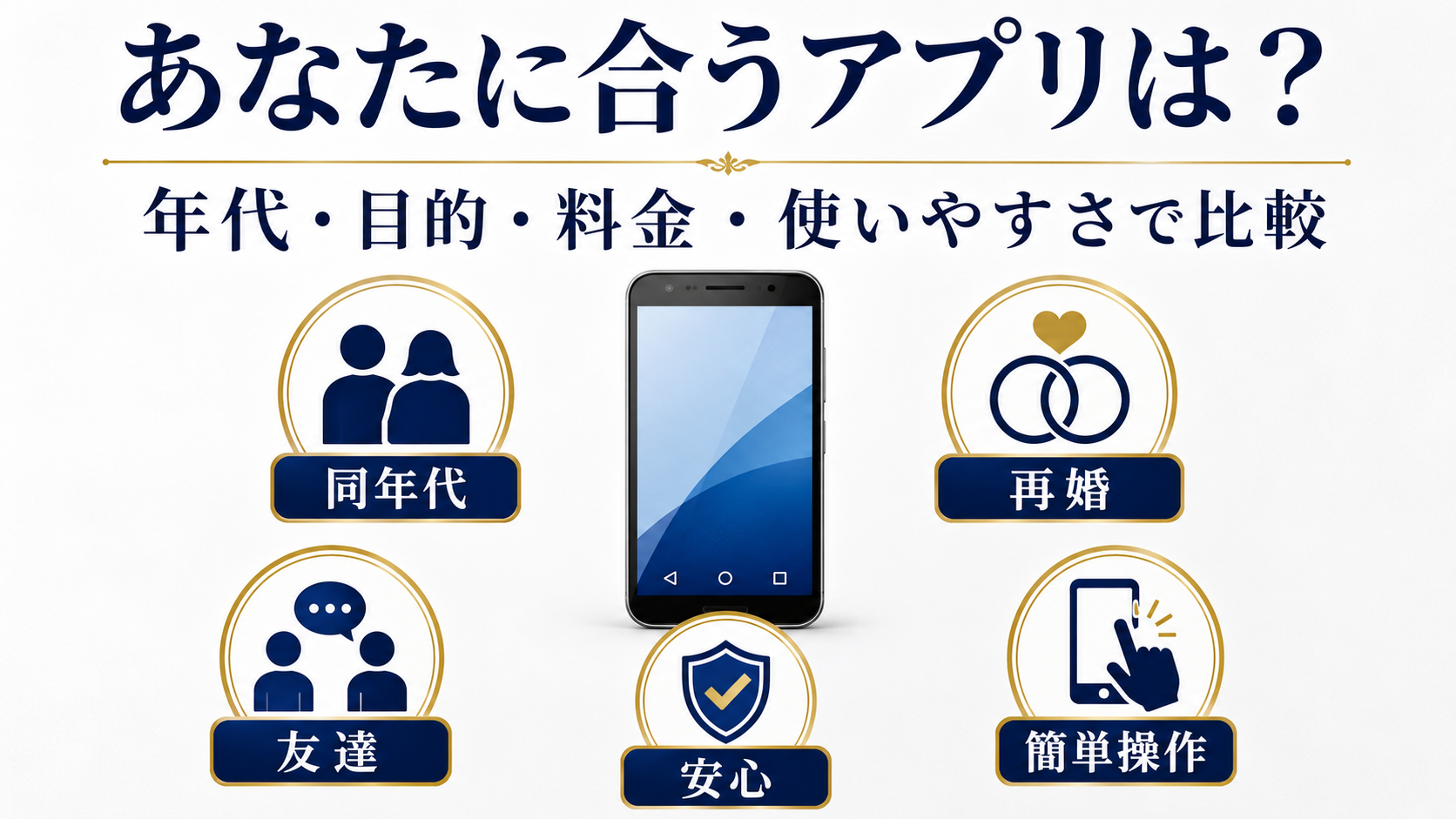 同年代との会話・結婚再婚・地方・趣味友達など目的別のアプリ選び